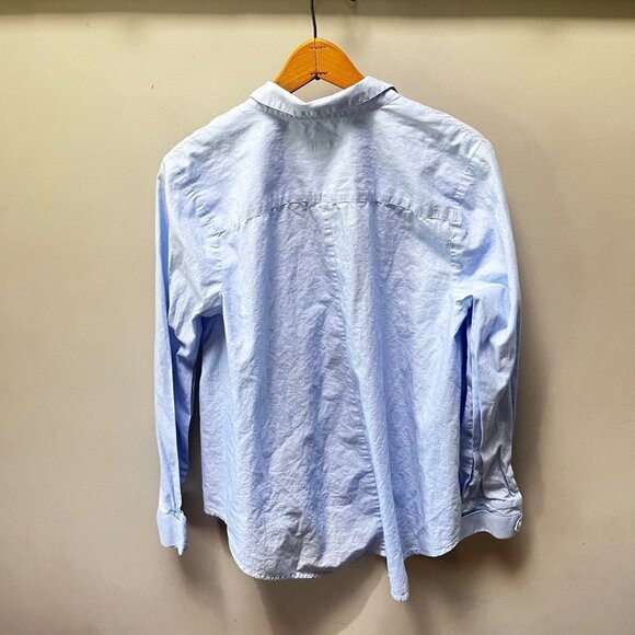 J. Jill Cotton Button Down Classic Shirt- Size M - Picture 4 of 4